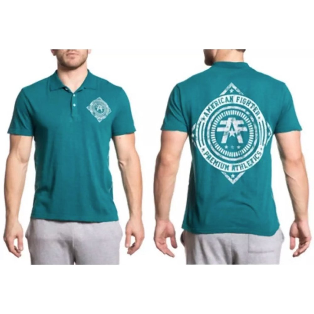 AMERICAN FIGHTER Men's Polo S/S ABILENE Premium